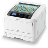 OKI C824dn, LED-Drucker grau/schwarz, USB, LAN