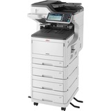 OKI MC883dnv, Multifunktionsdrucker grau/anthrazit, USB, LAN, Scan, Kopie, Fax