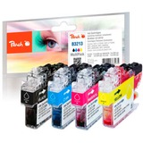 Peach Tinte Spar Pack PI500-259 kompatibel zu Brother LC-3213VALP