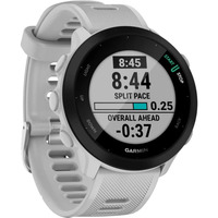 Garmin Forerunner 55, Smartwatch hellgrau/schwarz, 42 mm, Silikon-Armband
