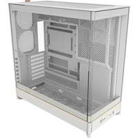 Montech HS01 , Tower-Gehäuse weiß, Tempered Glass