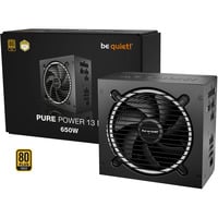 be quiet! Pure Power 13 M 650W, PC-Netzteil schwarz, 1x 12-Pin High Power GPU, 2x PCIe, Kabel-Management , 650 Watt