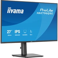 iiyama ProLite XB2796QSC-B1, LED-Monitor 68.6 cm (27 Zoll), schwarz (matt), QHD, IPS, HDMI, DP, USB-C, USB-Hub