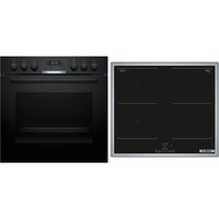 Bosch HND617LS67 Serie 6, Herdset schwarz/edelstahl