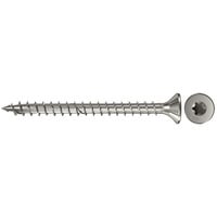 fischer Spanplattenschraube PowerFast 3,5x30 Senkkopf TX 200 Stück, mit Vollgewinde, Edelstahl A4