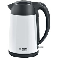 Bosch Home Wasserkocher DesignLine TWK3P421 weiß/schwarz, 1,7 Liter