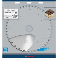 Bosch PRO Wood Kreissägeblatt, Ø 300mm, 28Z Bohrung 30mm, für Tischkreissägen