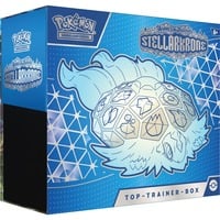 Pokémon-TCG: Karmesin & Purpur – Stellarkrone Top Trainer Box, Sammelkarten