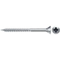 fischer Spanplattenschraube ClassicFast II 4,0x70 Senkkopf PZ 200 Stück, mit Teilgewinde
