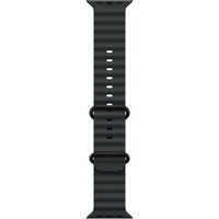 Apple 49 mm Ocean Armband, Uhrenarmband schwarz