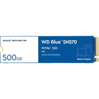 WD Blue SN570 500 GB, SSD blau/weiß, PCIe 3.0 x4, NVMe, M.2 2280