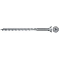 fischer Spanplattenschraube ClassicFast II 6,0x160 Senkkopf TX 100 Stück, mit Teilgewinde, verzinkt