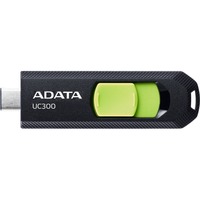 ADATA UC300 32 GB, USB-Stick schwarz/grün, USB-C 3.2 Gen 1