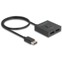 DeLOCK DisplayPort Switch 2 > 1 bidirektional 8K schwarz, 50cm