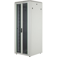 Digitus Netzwerkschrank Unique Serie - 800x800 mm (BxT), IT-Schrank hellgrau, 42 Höheneinheiten