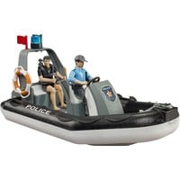 bruder bworld Polizei Schlauchboot, Modellfahrzeug