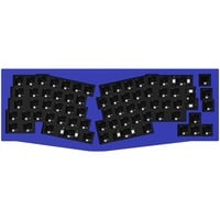 Keychron Q8 Barebone ISO, Gaming-Tastatur blau, Alice Layout, Hot-Swap, Aluminiumrahmen, RGB
