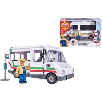 Simba Feuerwehrmann Sam - Trevors Bus mit Figur, Spielfahrzeug 