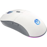 ENDORFY Gem Plus Wireless Onyx White, Gaming-Maus weiß/grau