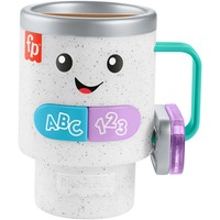 Fisher-Price Lern- und Spielspaß Barista-Becher, Lernspaß musikalisches Spielzeug für Babies, mehrsprachige Version