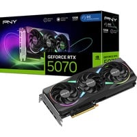 PNY GeForce RTX 5070 ARGB OC, Grafikkarte DLSS 4, 3x DisplayPort, 1x HDMI 2.1