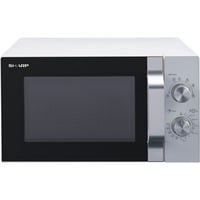 SHARP R204WA, Mikrowelle weiß/silber