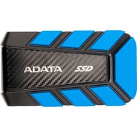 ADATA External SSD SD820 2 TB, Externe SSD schwarz/blau, USB-C 3.2 Gen 2 (10 Gbit/s)