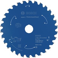 Bosch EXPERT Stainless Steel Kreissägeblatt, Ø 140mm, 30Z Bohrung 20mm, für Akku-Handkreissägen