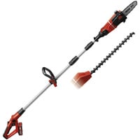 EINHELL Power X-Change Akku-Multifunktions-Werkzeug GE-HC 18Li T Kit, 18Volt, Hochentaster rot, Li-Ion-Akku 3,0Ah