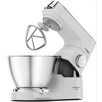 Kenwood Titanium Chef Baker Küchenmaschine KVC65.001WH weiß, 1.200 Watt, integrierte Waage, Timer