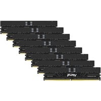 Kingston FURY DIMM 128 GB DDR5-6400 (8x 16 GB) Octa-Kit ECC, Arbeitsspeicher schwarz, KF564R32RBEK8-128, Renegade Pro, Registred, INTEL XMP, AMD EXPO
