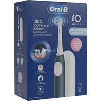 Oral-B Oral-B iO Series 2 mit Reiseetui , Elektrische Zahnbürste dunkelgrün/weiß