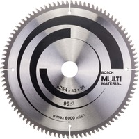 Bosch PRO Multi Material Kreissägeblatt, Ø 254mm, 96Z Bohrung 30mm, für Kapp- & Gehrungssägen