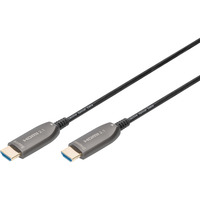 Digitus HDMI AOC Hybrid Glasfaserkabel, UHD 8K schwarz, 30 Meter