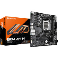 GIGABYTE B840M H, Mainboard schwarz/grau