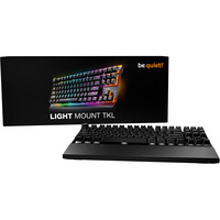 be quiet! Light Mount TKL, Gaming-Tastatur schwarz, DE-Layout, be quiet! Silent V2 Linear