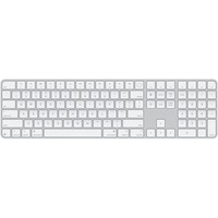Apple Magic Keyboard mit Touch ID und Ziffernblock silber/weiß, US-Layout, für Mac Modelle mit Apple Chip