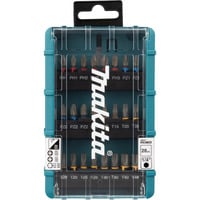 Makita Torsions-Steckschlüssel- & Bit-Satz Impact Premier E-25068, 28-teilig blau, 1/4", für Schlagschrauber