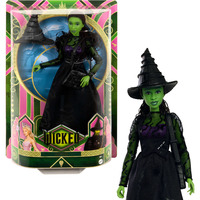 Mattel Wicked Elphaba-Modepuppe  mit abnehmbarem Outfit und Accessoires