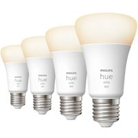 Philips Hue White E27, LED-Lampe Viererpack, ersetzt 60 Watt