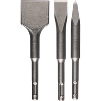 Bosch PRO SDS plus-4C Kurzmeißel-Satz, 3-teilig, Meißel-Satz  140mm Länge