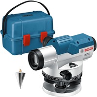 Bosch Professional Optisches Nivelliergerät GOL 32 G Professional blau, Koffer, Maßeinheit 400 Gon
