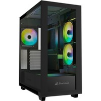 Sharkoon Rebel C60 RGB , Tower-Gehäuse schwarz, Tempered Glass
