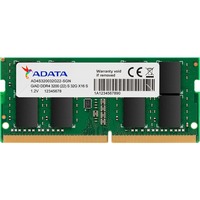 ADATA SO-DIMM 32 GB DDR4-3200  , Arbeitsspeicher grün, AD4S320032G22-SGN, Premier, INTEL XMP
