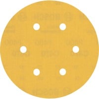 Bosch Professional Expert C470 Schleifblatt, Ø 150mm, K400 50 Stück, für Exzenterschleifer