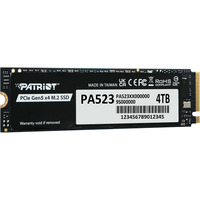 Patriot PA523 4 TB, SSD PCIe 5.0 x4, NVMe 2.0, M.2 2280