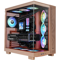 Thermaltake View 380 XL TG ARGB , Tower-Gehäuse grau, Tempered Glass x 2