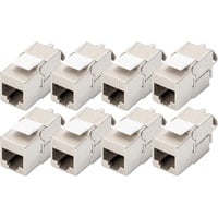 Digitus CAT 6A Keystone Modul geschirmt werkzeugfrei 8 Stk., Keystone-Modul 