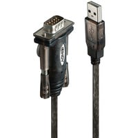 Lindy USB auf Seriell Konverter Lite schwarz, 1,5m