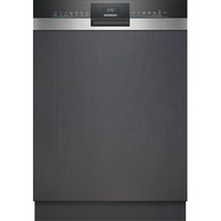 Siemens SN53ES04TE IQ300 , Spülmaschine edelstahl (gebürstet)/schwarz, 60 cm, Home Connect